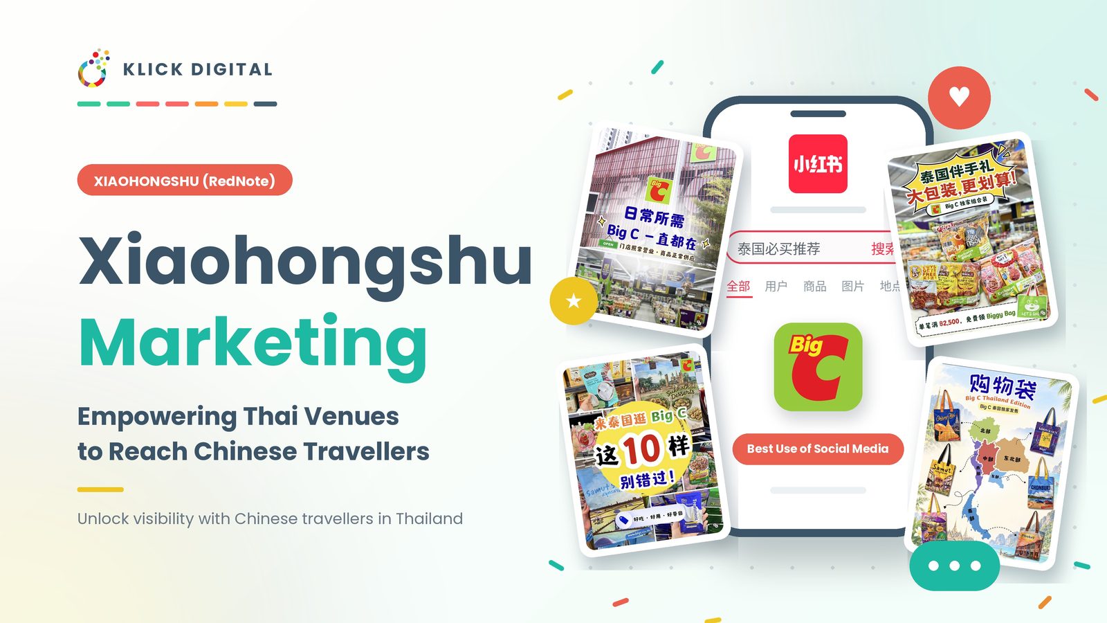 Xiaohongshu marketing for Thai venues – Klick Digital