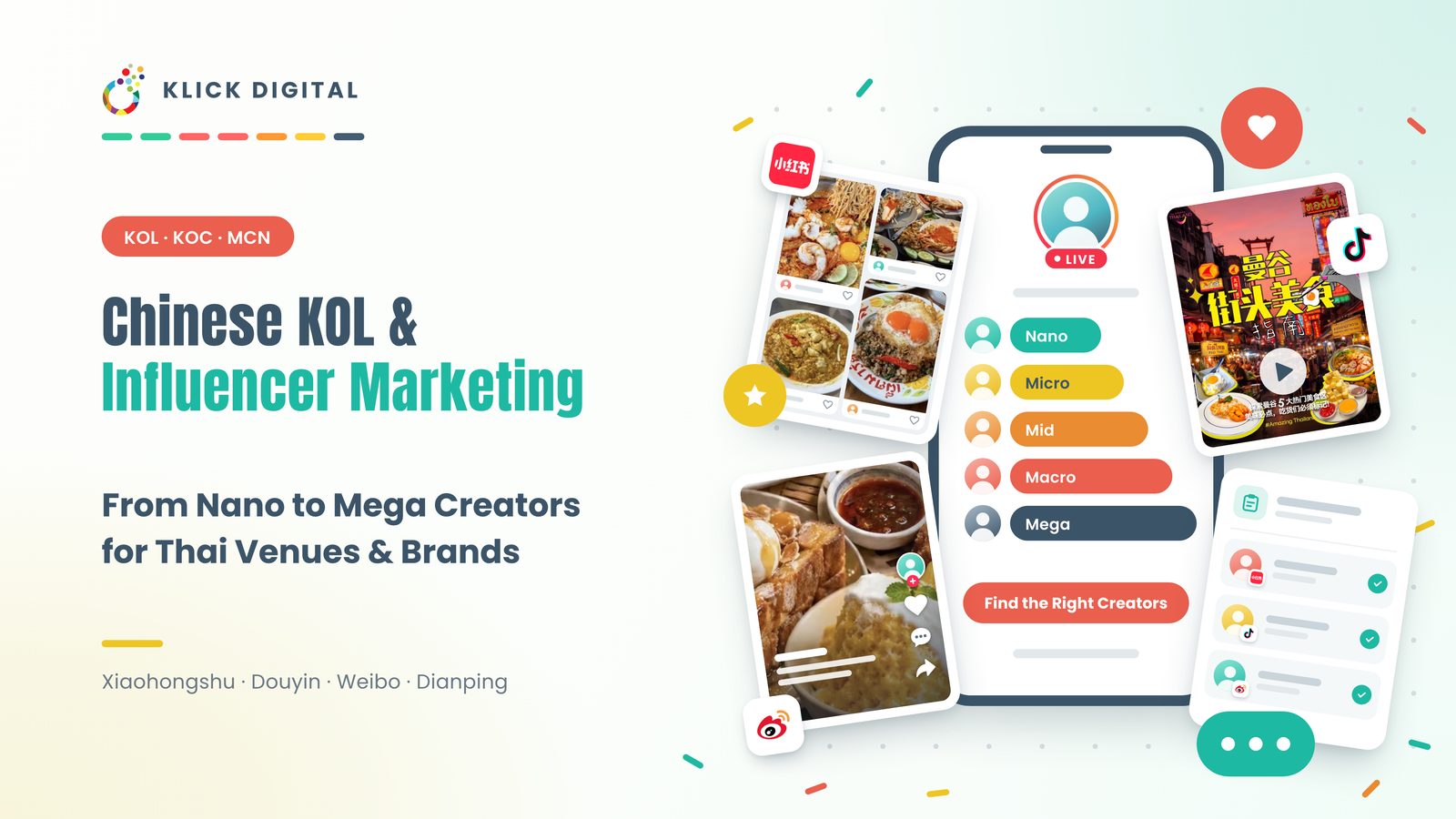 Klick Digital Chinese KOL and influencer marketing banner